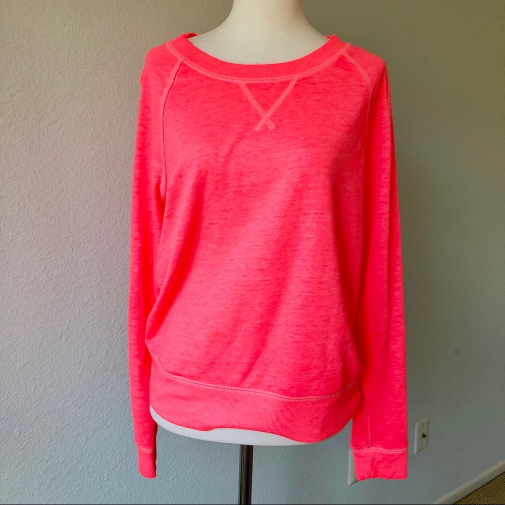 Mossimo orange sweatshirt top new